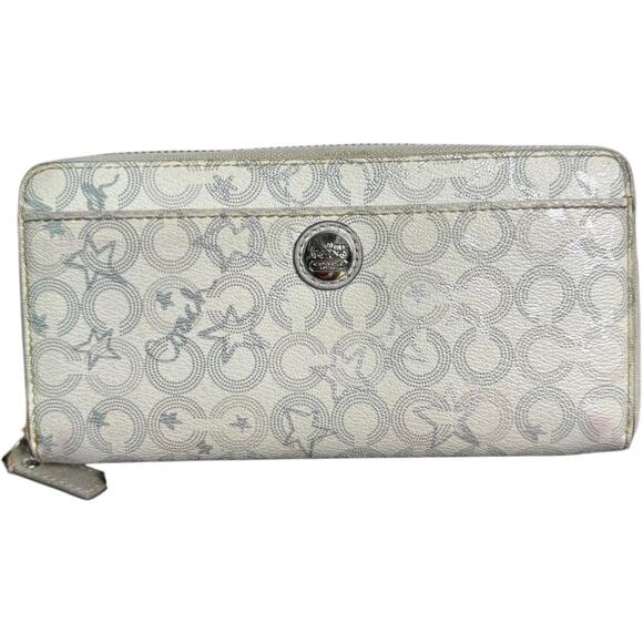 Coach Peyton Snow Queen Long Wallet - Picture 1 of 16